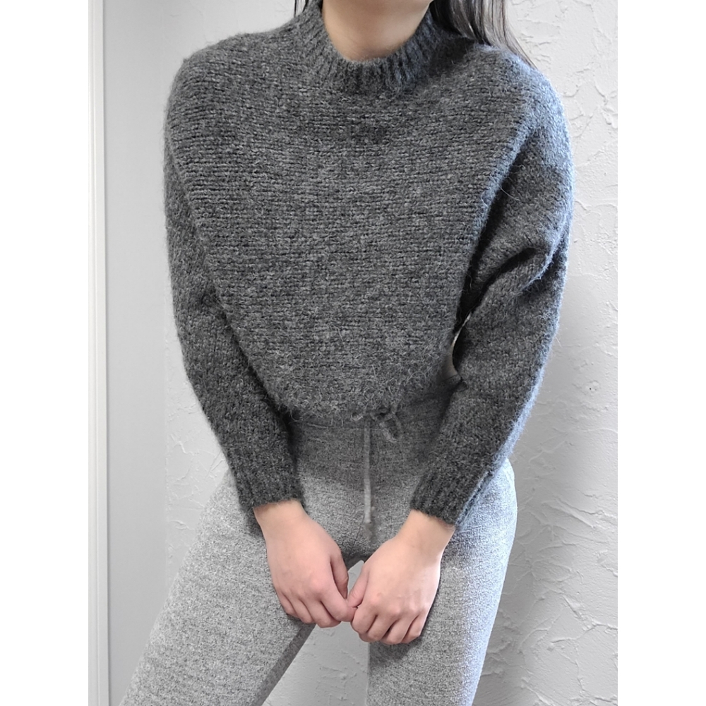 Wilfred Free Crop sweater in Grey